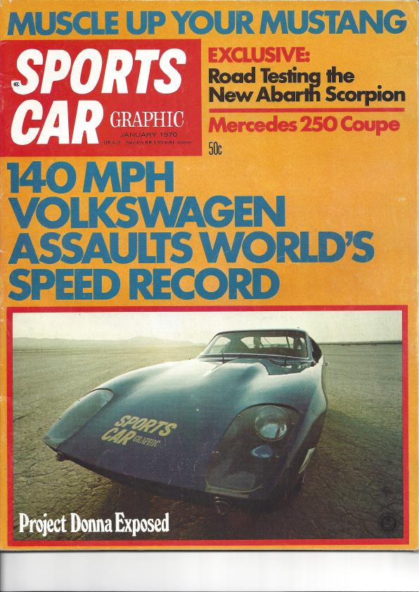 Журнал Sports Car Graphic 1970 01